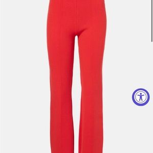 Veronica Beard Bray Red knit Pants